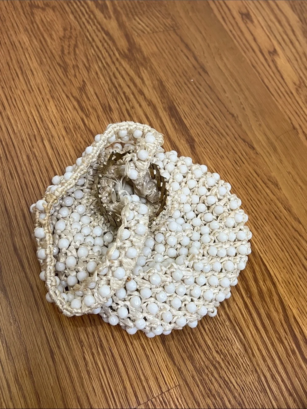 Vintage La Jule Beaded Crown Bag